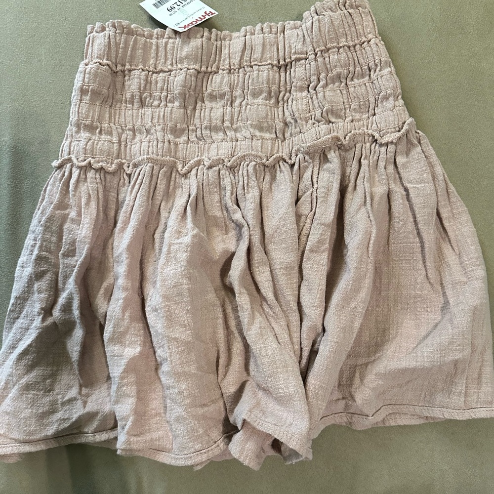 Smocked skirt
